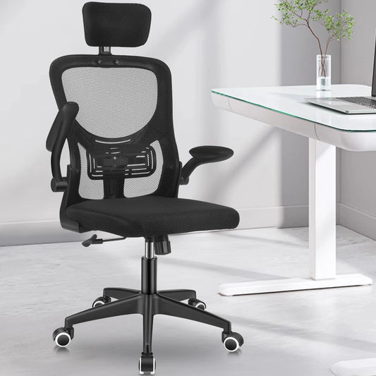 Chaise gaming ergonomique blanche