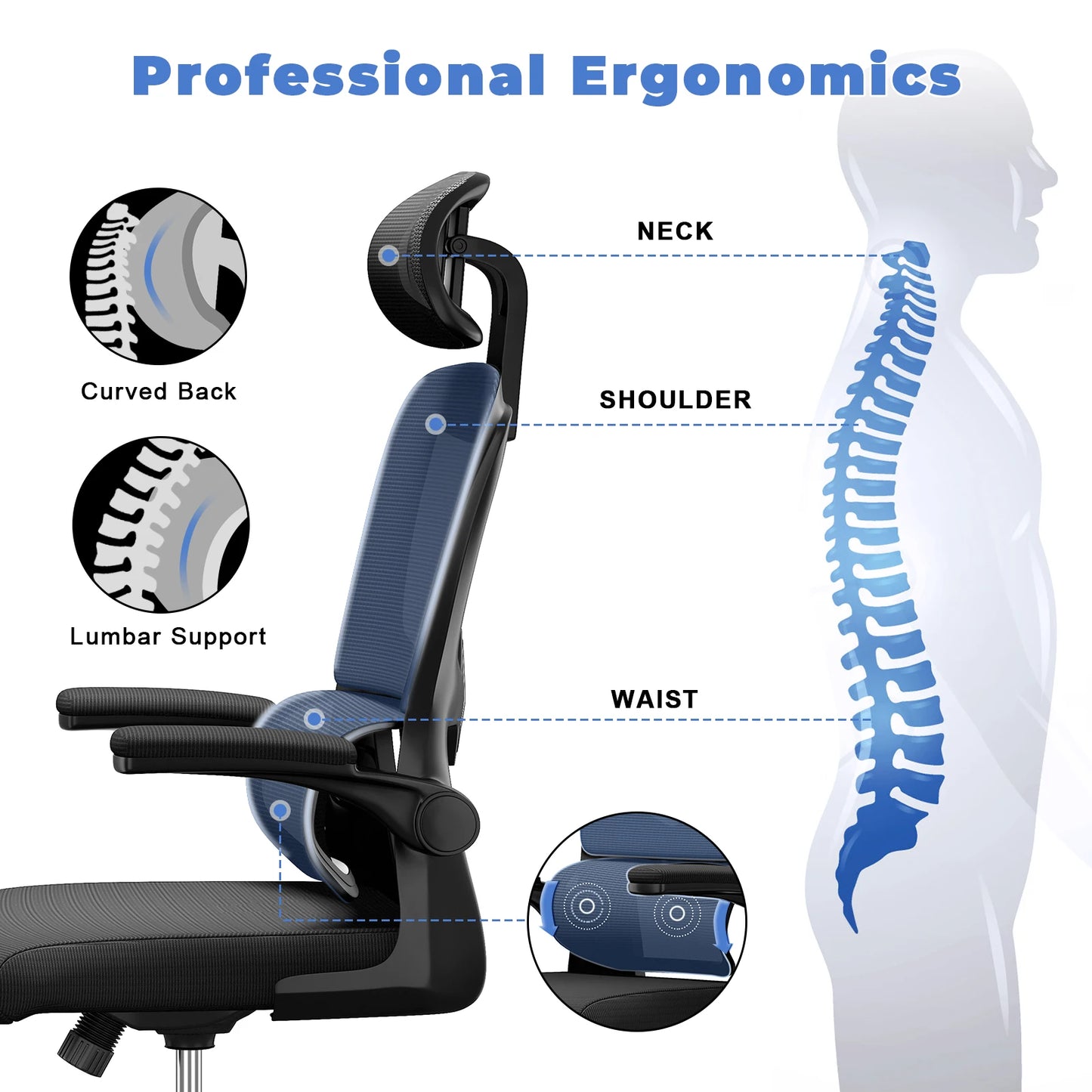 Chaise gaming ergonomique