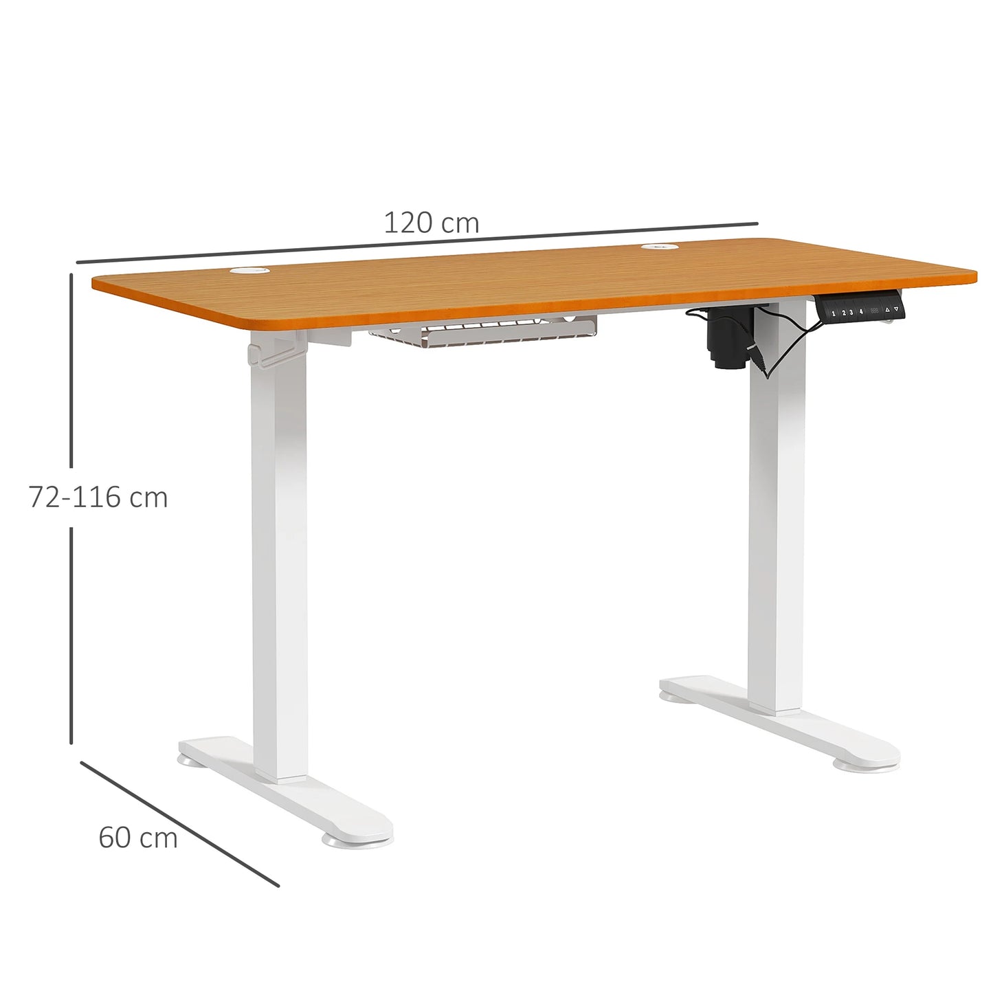 Bureau réglable en hauteur électriquement