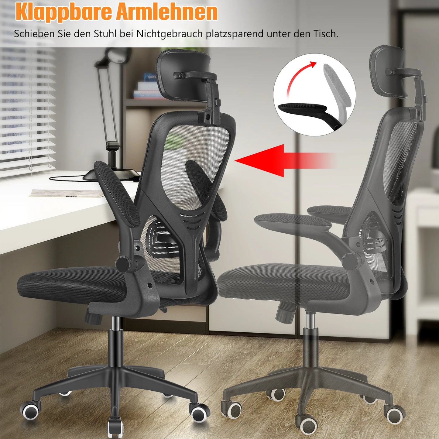 Chaise gaming ergonomique blanche