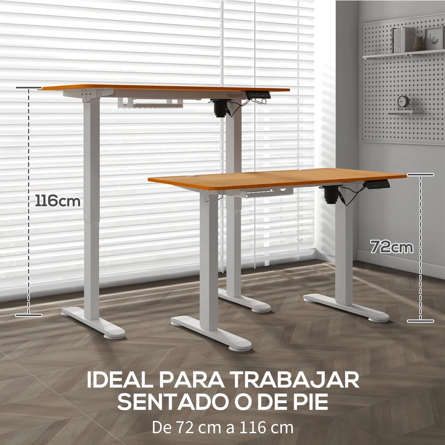 Bureau réglable en hauteur électriquement