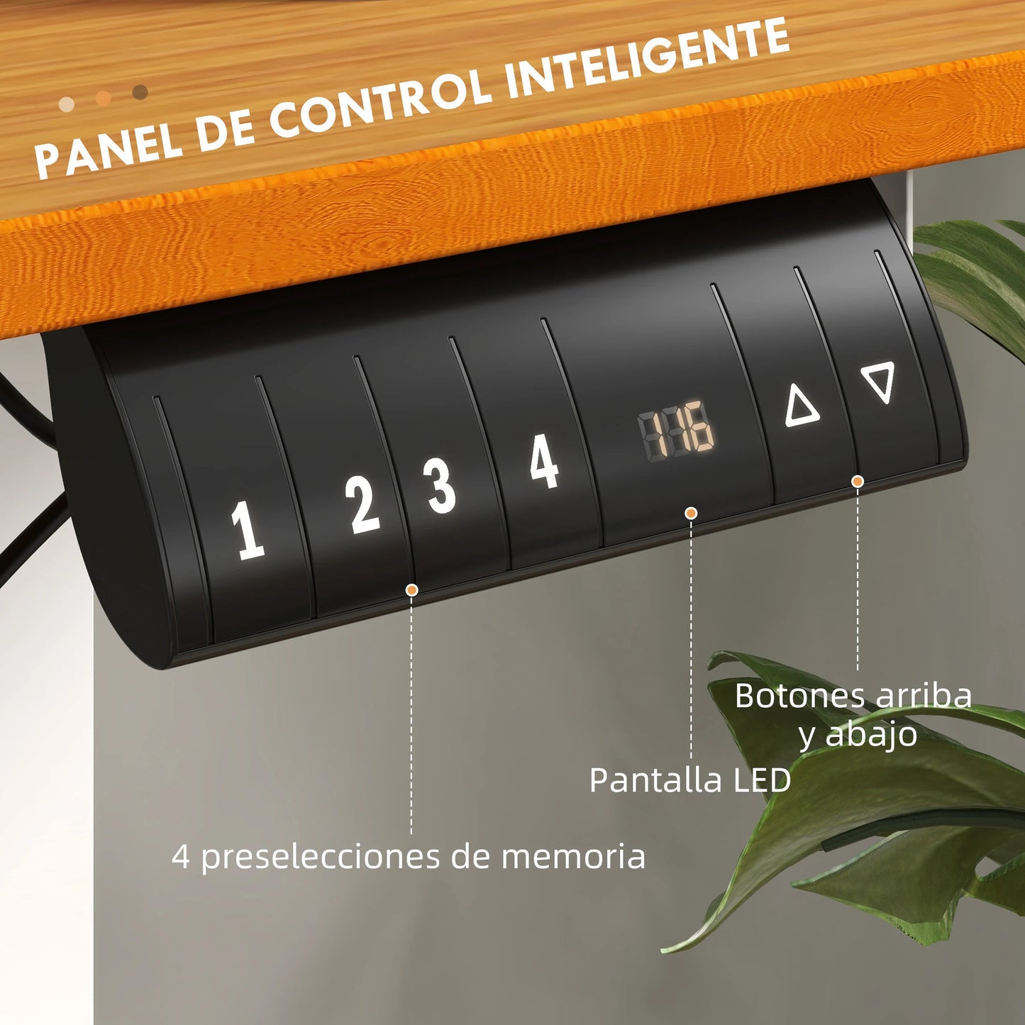 Bureau réglable en hauteur électriquement