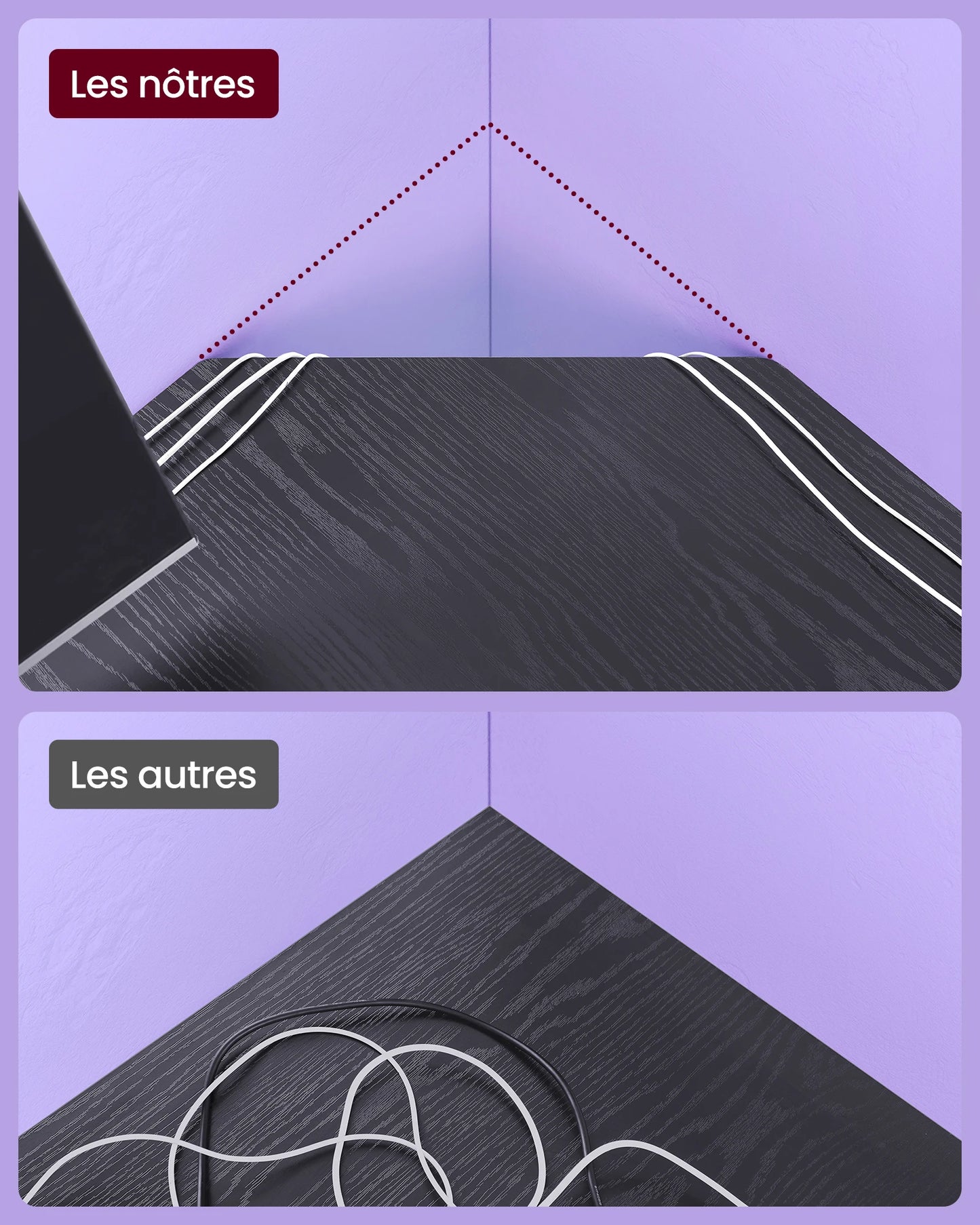 Bureau d'angle gaming