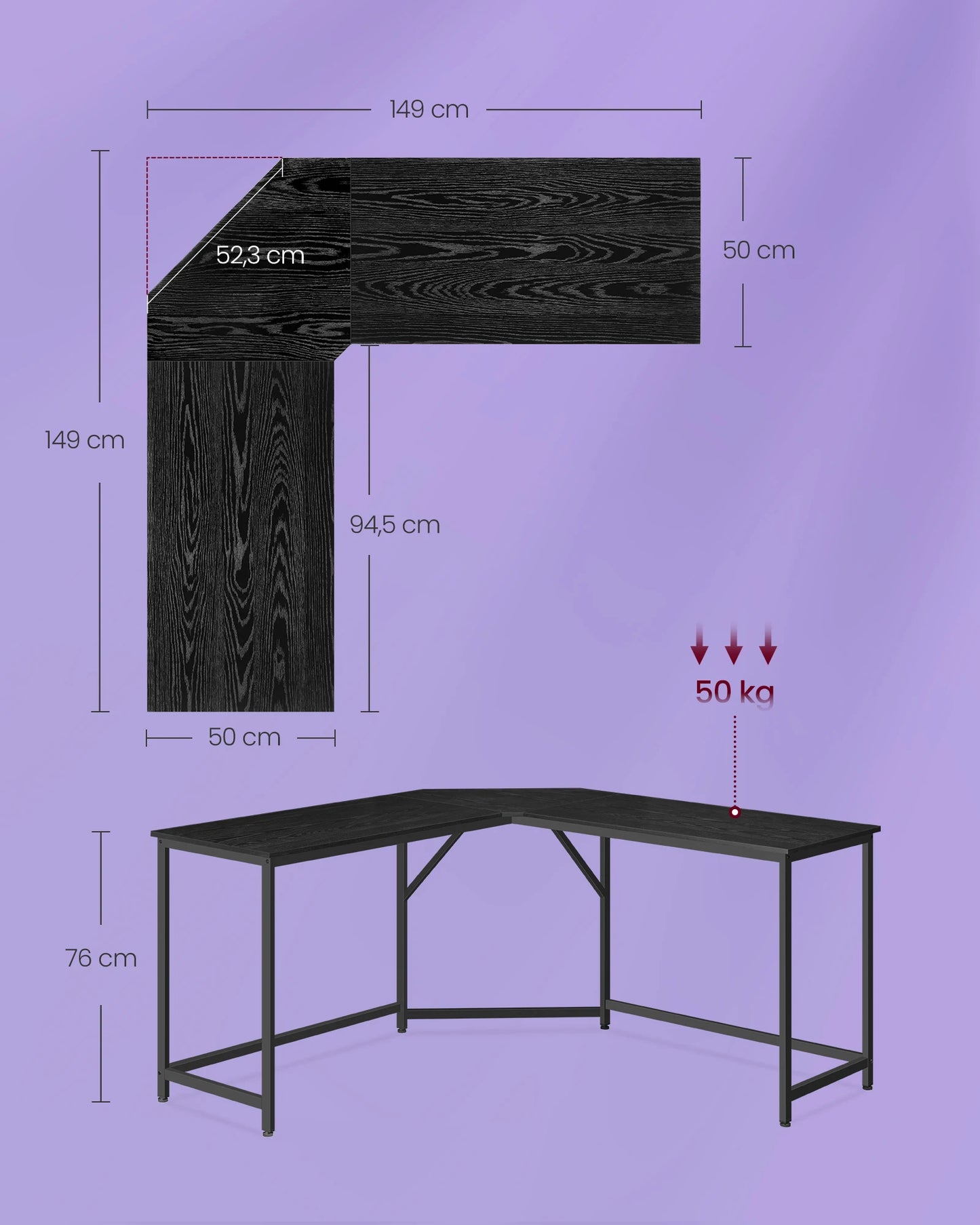 Bureau d'angle gaming