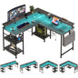Bureau d'angle gaming Led