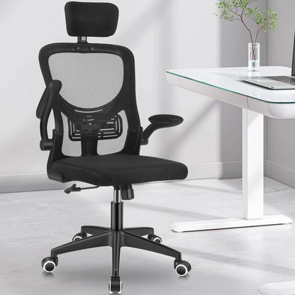 Chaise gaming ergonomique blanche