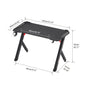 Bureau gaming Led noir