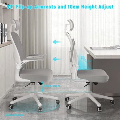Chaise gaming blanche