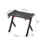 Bureau gaming Led noir