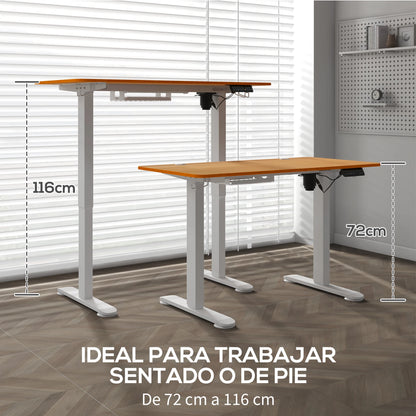 Bureau réglable en hauteur électriquement