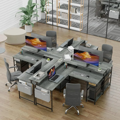 Bureau d'angle gaming led
