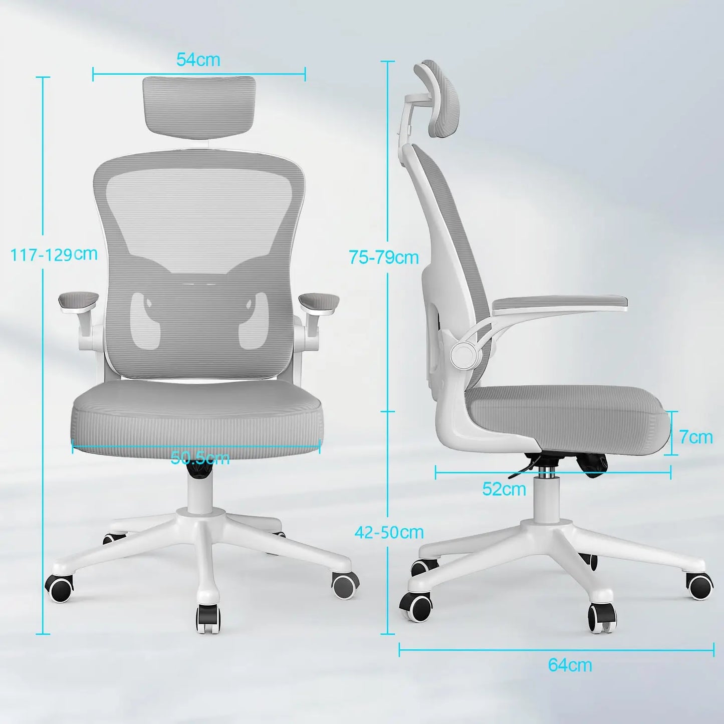 Chaise gaming blanche