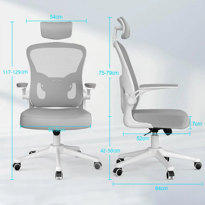 Chaise gaming blanche